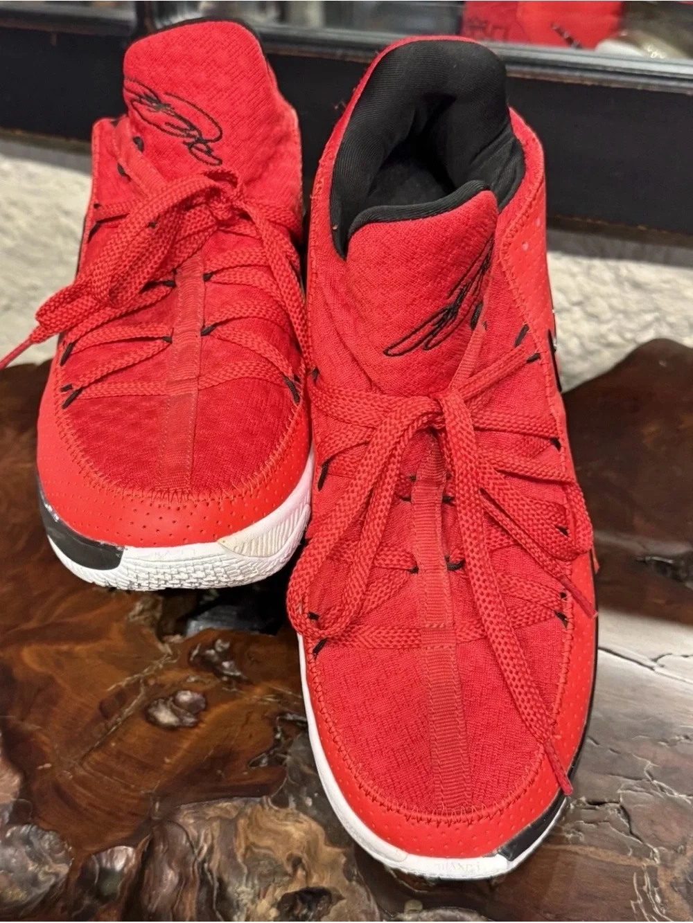 Nike LeBron 17 Low Red Black Air Max Shoes Mens 12